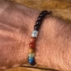 🌀 Equilibra tu energía y eleva tu vida - Pulsera 7 Chakras con Minerales Enérgeticos.