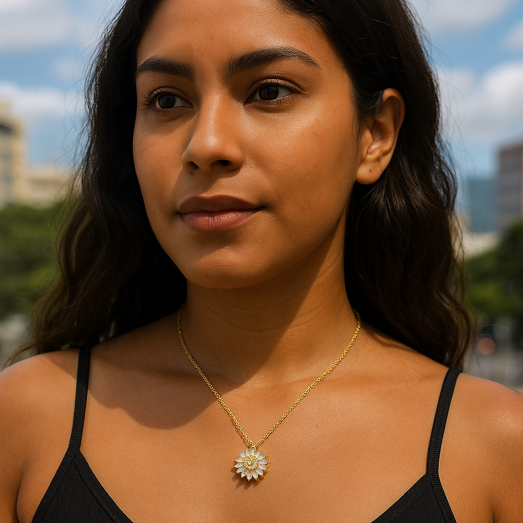 Collar Girasol, Amor y Calma en un Giro 🌻