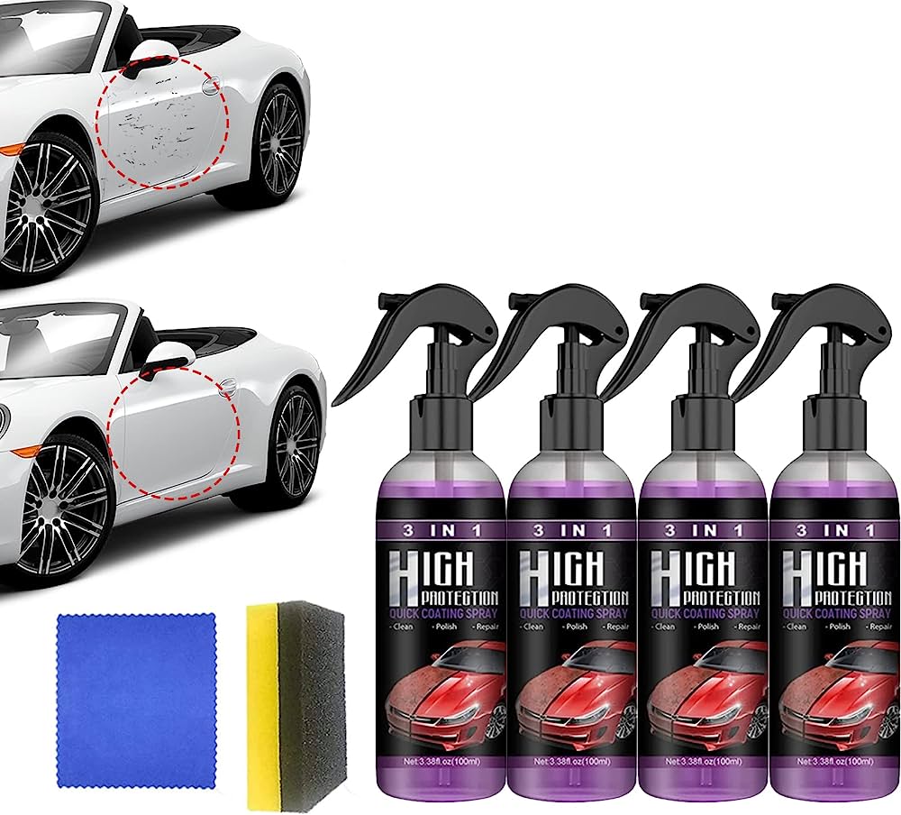 Spray de Recubrimiento Polarizado™ | 3 en 1 🚗 + Paño y Esponja de Regalo