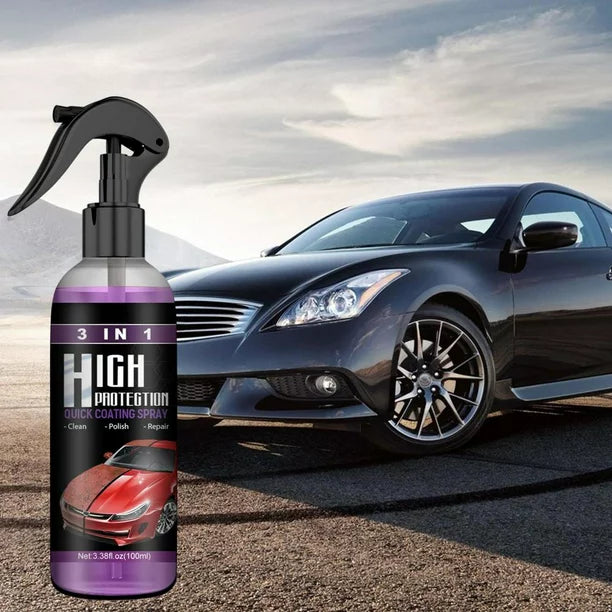 Spray de Recubrimiento Polarizado™ | 3 en 1 🚗 + Paño y Esponja de Regalo